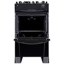 Fogão Atlas 4 Bocas Mônaco Top Glass com Mesa de Vidro e Acendimento Automático Bivolt – Preto