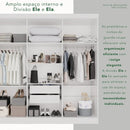Guarda-roupa Casal 6 Portas 2 Gavetas França