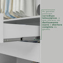 Guarda-roupa Casal 6 Portas 2 Gavetas França
