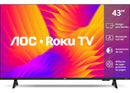 Smart Tv 43 Aoc Led Roku Full Hd Wi-fi 60hz Hdmi Usb 43s5155/78g