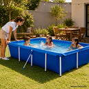 Piscina Estruturada Mor 3000l Retangular Standard Azul