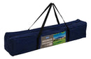 Tenda Gazebo 3x3 Mor X-Flex Sanfonada Oxford Silvercoating Azul-Escuro para Praia, Camping, Jardim, Eventos e Feira Desmontável