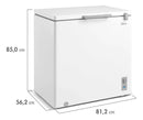 Freezer Horizontal Midea Mdrc280sla011 200l Branco 110v
