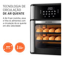 Fritadeira Air Fryer Forno Oven 12L, Mondial, 2000W - AFON-12L-BI -