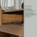 Guarda-roupa Casal 6 Portas 2 Gavetas França