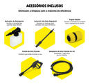 Lavadora de Alta Pressão Kärcher Compacta 1.500 PSI/Libras 1400W 300L/h com Aplicador de Detergente e Lança Regulável
