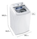 Máquina De Lavar 14kg Essential Care LED14 Com Cesto Inox E Jet&Clean Electrolux
