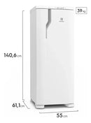 Geladeira Electrolux Cycle Defrost 240L Degelo Prático Uma Porta Branca RE31