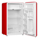 Frigobar Retrô Vermelho 93l Inverter Bivolt Midea