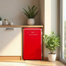 Frigobar Retrô Vermelho 93l Inverter Bivolt Midea