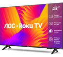 Smart Tv 43 Aoc Led Roku Full Hd Wi-fi 60hz Hdmi Usb 43s5155/78g