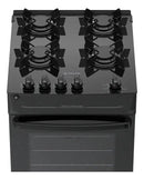 Fogão 4 Bocas Atlas Mônaco Top Glass Automático Mesa De Vidro Preto