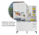 Armário De Cozinha Itatiaia Reforçado 8 Portas Compacto Aço