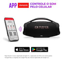 Caixa De Som Boombox Plus Aiwa Bbs-01b 200w Bt 30h Ip66 Usb