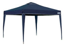 Tenda Gazebo 3x3 Mor X-Flex Sanfonada Oxford Silvercoating Azul-Escuro para Praia, Camping, Jardim, Eventos e Feira Desmontável