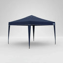 Tenda Gazebo 3x3 Mor X-Flex Sanfonada Oxford Silvercoating Azul-Escuro para Praia, Camping, Jardim, Eventos e Feira Desmontável