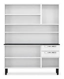 Kit Cozinha Compacta Em Aço Itatiaia Pratika 6 Portas Design Moderno Cor Branco