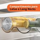 Geladeira Brastemp Frost Free Duplex BRM44HK 375 Litros Com Comparti Cor Inox