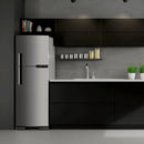 Geladeira Brastemp Frost Free Duplex BRM44HK 375 Litros Com Comparti Cor Inox