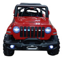 Jipe Infantil Elétrico 12v Carrinho Controle Remoto Música Cor Vermelho Voltagem Do Carregador 110v/220v BrinqKids