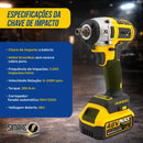 Kit Multi Ferramentas 4 Em 1 48v Sem Fio Com 2 Baterias Furadeira Parafusadeira Martelete Esmerilhadeira Chave De Impacto Com Maleta Alta Potência Uso Profissional E Doméstico Simake