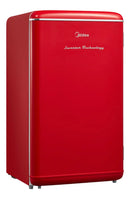Frigobar Retrô Vermelho 93l Inverter Bivolt Midea