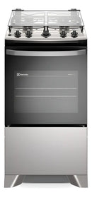Fogão 4 Bocas Cinza FE4IG Mesa Inox Bivolt​ Electrolux