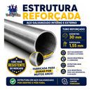 Cama Elastica Profissional Pula Pula Trampolim de 3,05m com Rede e 380 kg de Suporte