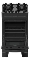 Fogão 4 Bocas Atlas Mônaco Top Glass Automático Mesa De Vidro Preto