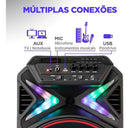 Caixa Amplificada Connect Lights Cm-400 Mondial Cor Preto