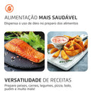 Fritadeira Air Fryer Forno Oven 12L, Mondial, 2000W - AFON-12L-BI -