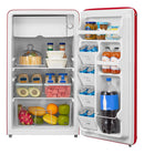 Frigobar Retrô Vermelho 93l Inverter Bivolt Midea