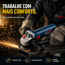 Esmerilhadeira Bosch Gws 700 710w Kit Com Discos Completo Cor Azul
