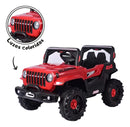 Jipe Infantil Elétrico 12v Carrinho Controle Remoto Música Cor Vermelho Voltagem Do Carregador 110v/220v BrinqKids