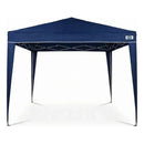 Tenda Gazebo 3x3 Mor X-Flex Sanfonada Oxford Silvercoating Azul-Escuro para Praia, Camping, Jardim, Eventos e Feira Desmontável