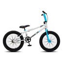 Bicicleta BMX 20" Pro-X Série 1 Aço Carbono Freio V-Brake Azul e Branco