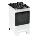 Fogão 4 Bocas Atlas Mônaco Top Glass Automático Mesa De Vidro Preto