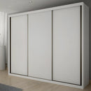 Guarda-Roupa Casal 3 Portas Correr Espelho MDF Fosco Horizonte Vegas